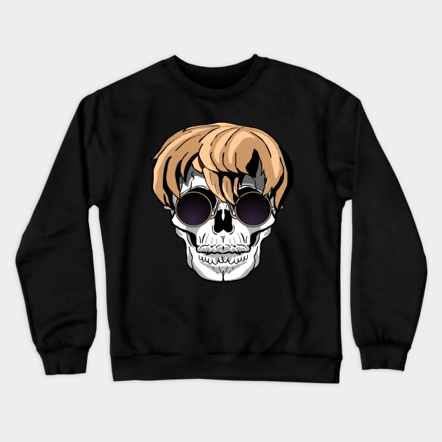 Stylish blonde skull Crewneck Sweatshirt by d1a2n3i4l5